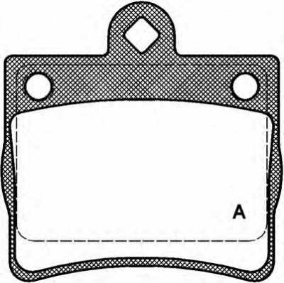 OPEN PARTS bpa063000 -  Комплект тормозных колодок, дисковый тормоз